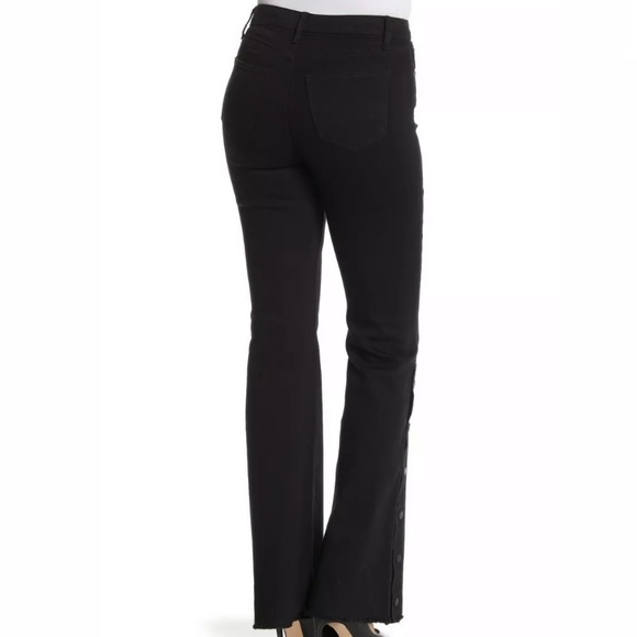 🔥RACHEL RACHEL ROY🔥Black Embellished Wide-Leg Jeans Size 30 NWT - Picture 3 of 7